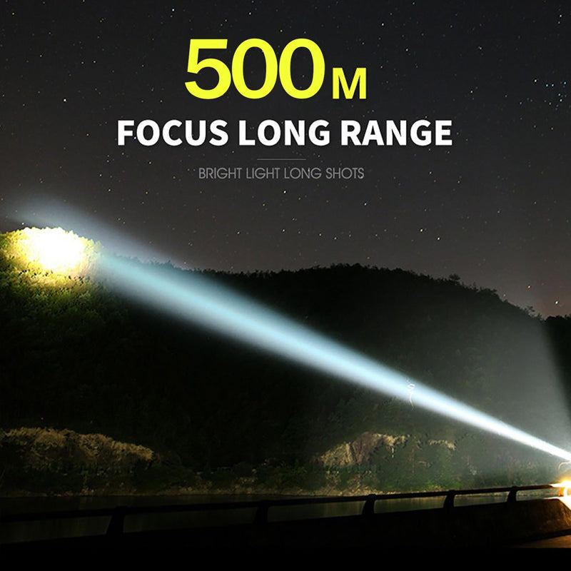 Lampe de Poche Militaire Ultra-Brillante | Haute Luminosité et Construction Durable