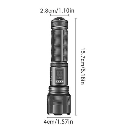 Lampe de Poche Militaire Ultra-Brillante | Haute Luminosité et Construction Durable