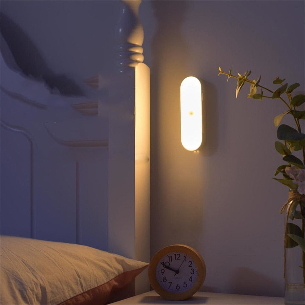 Applique Murale LED Rechargeable | Détection de Mouvement et Design Élégant