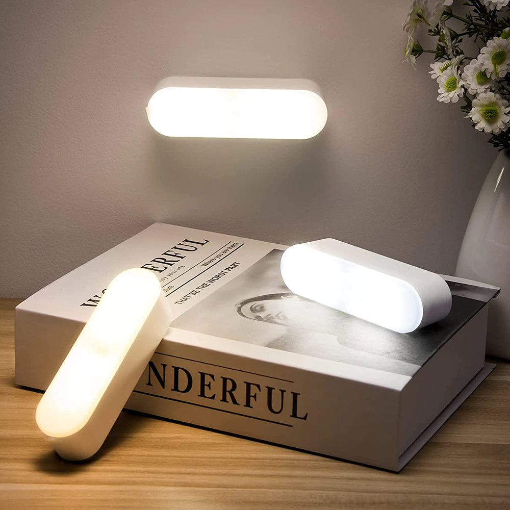 Applique Murale LED Rechargeable | Détection de Mouvement et Design Élégant