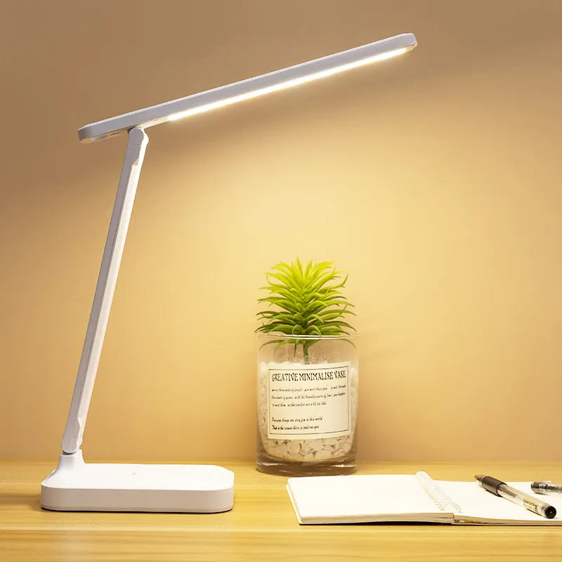 Lampe de Bureau LED Rechargeable | Commande Tactile et Protection des Yeux