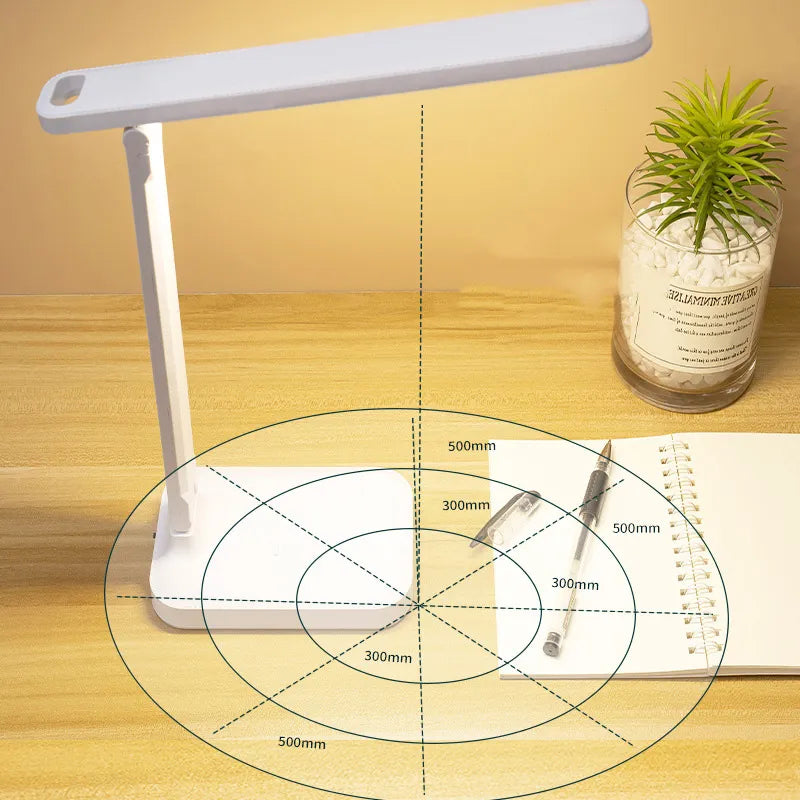 Lampe de Bureau LED Rechargeable | Commande Tactile et Protection des Yeux