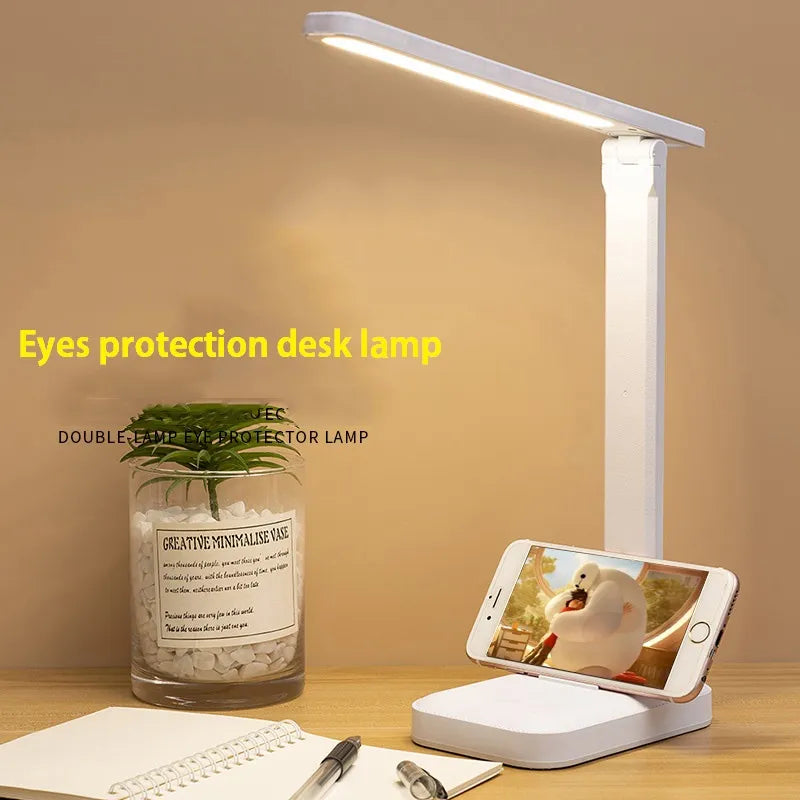 Lampe de Bureau LED Rechargeable | Commande Tactile et Protection des Yeux