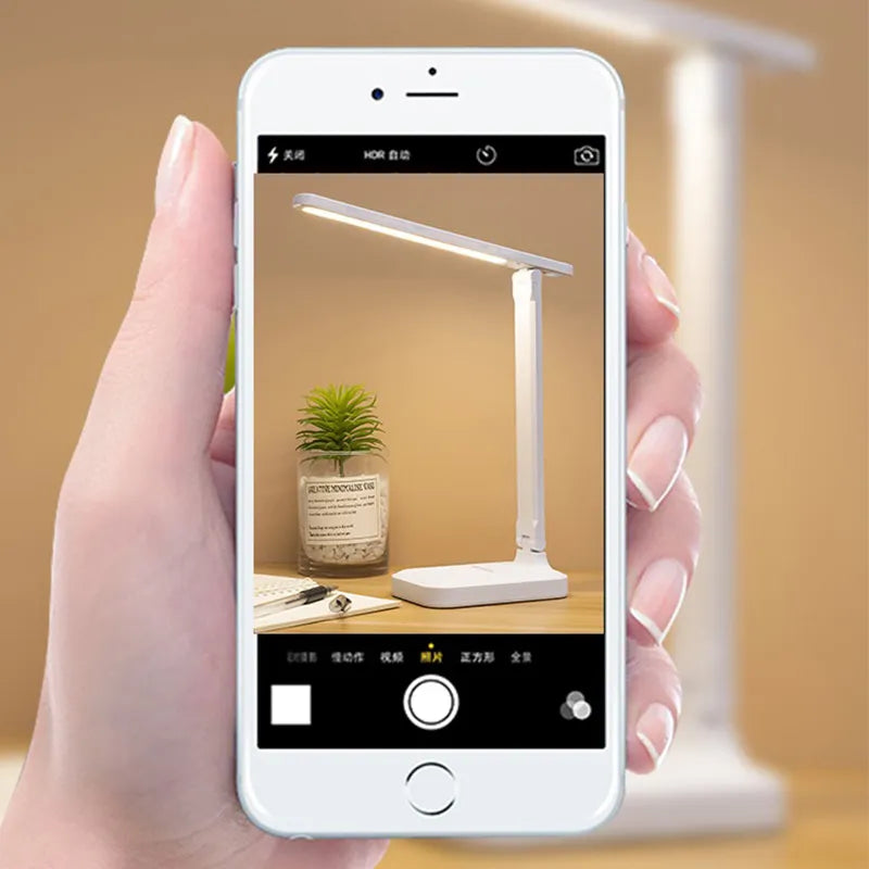 Lampe de Bureau LED Rechargeable | Commande Tactile et Protection des Yeux