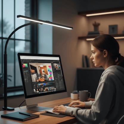 Lampe de Bureau LED Ajustable | Éclairage Flexible et Écoénergétique