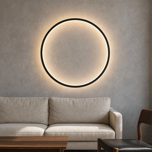 Applique Murale Anneau Moderne | Éclairage Atmosphérique et Élégant