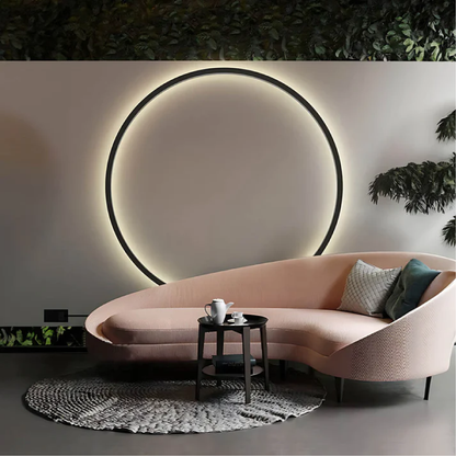 Applique Murale Anneau Moderne | Éclairage Atmosphérique et Élégant