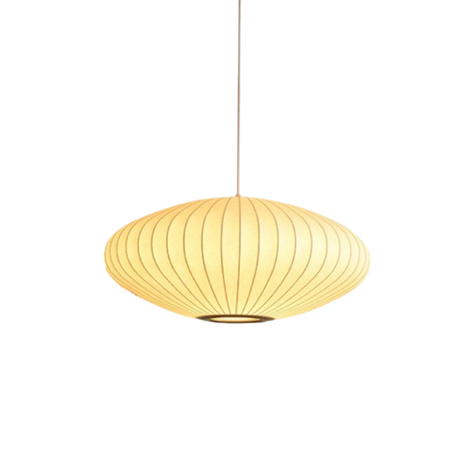 Lampe Suspendue en Soie Italienne | Design Élégant et Ambiance Chaleureuse