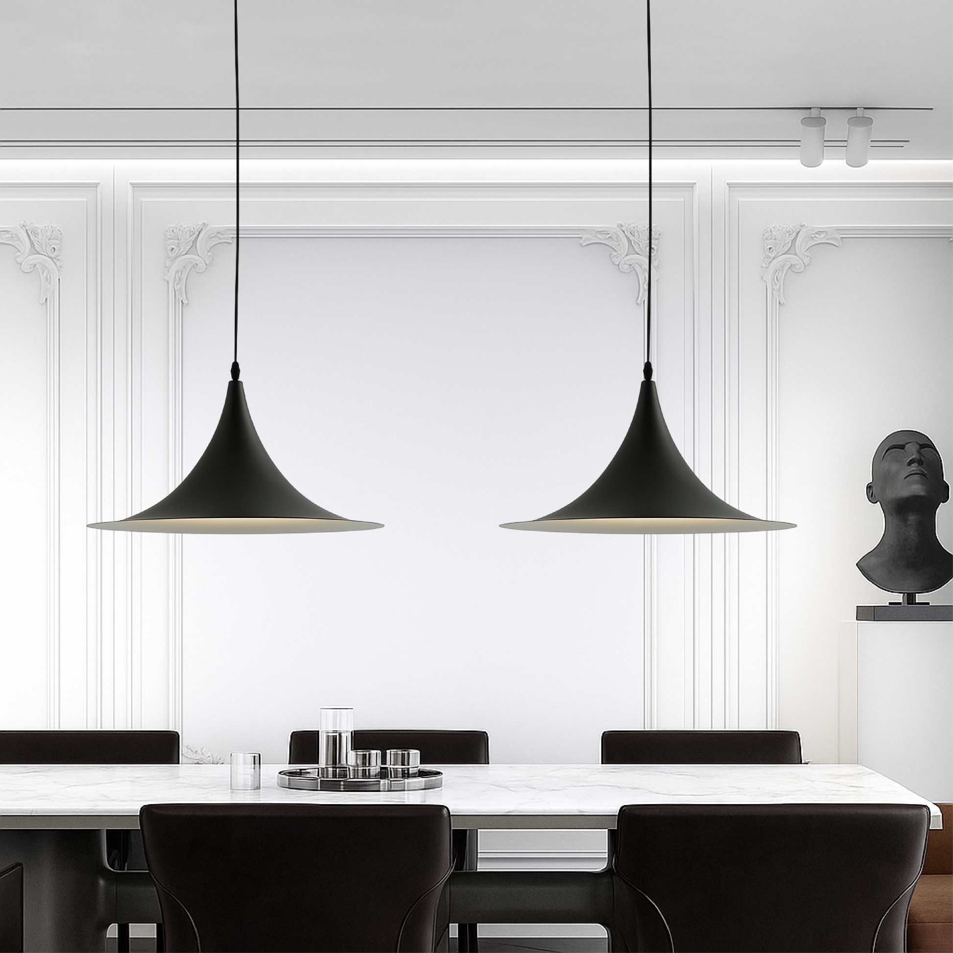 Lampe Suspendue Scandinave en Soucoupe | Éclairage Élégant et Contemporain
