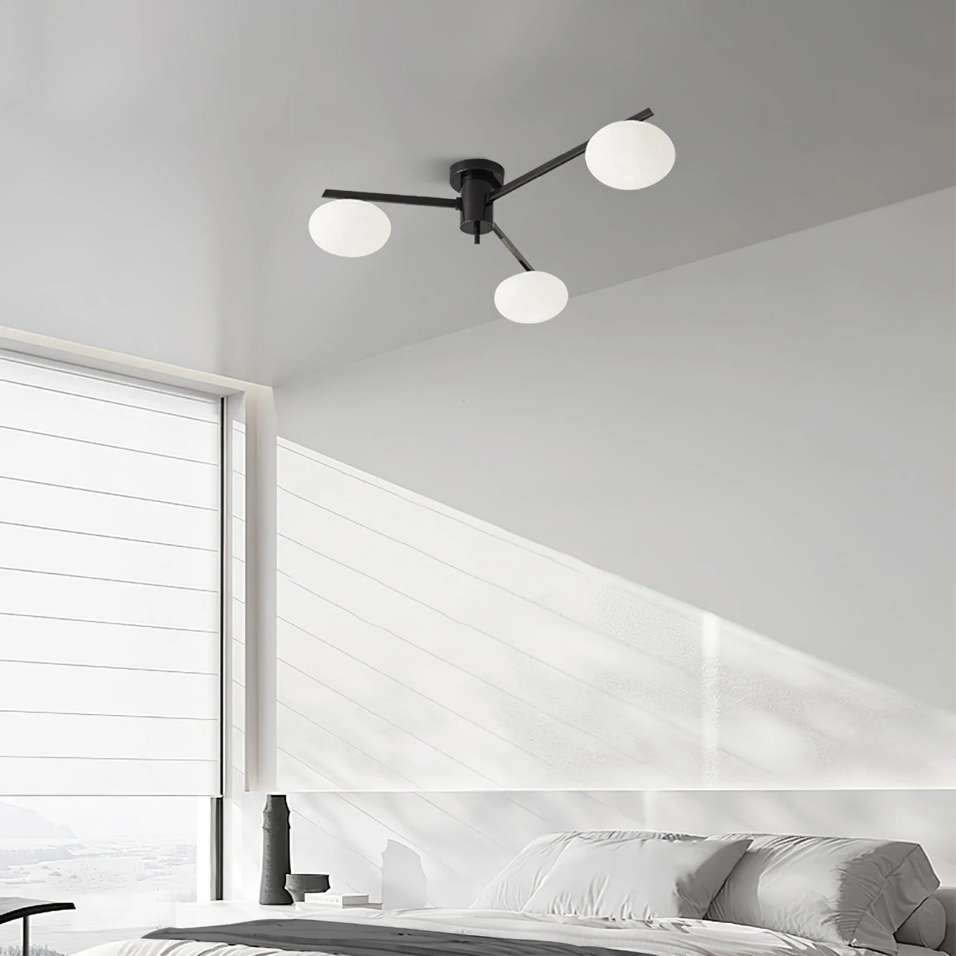 Lampe de Plafond Moderne Minimaliste | Éclairage Ambiant Élégant et Accueillant