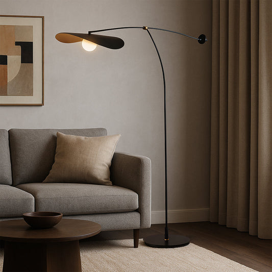 Lampe sur Pied Japandi Moderne | Esthétique Sereine en Bambou