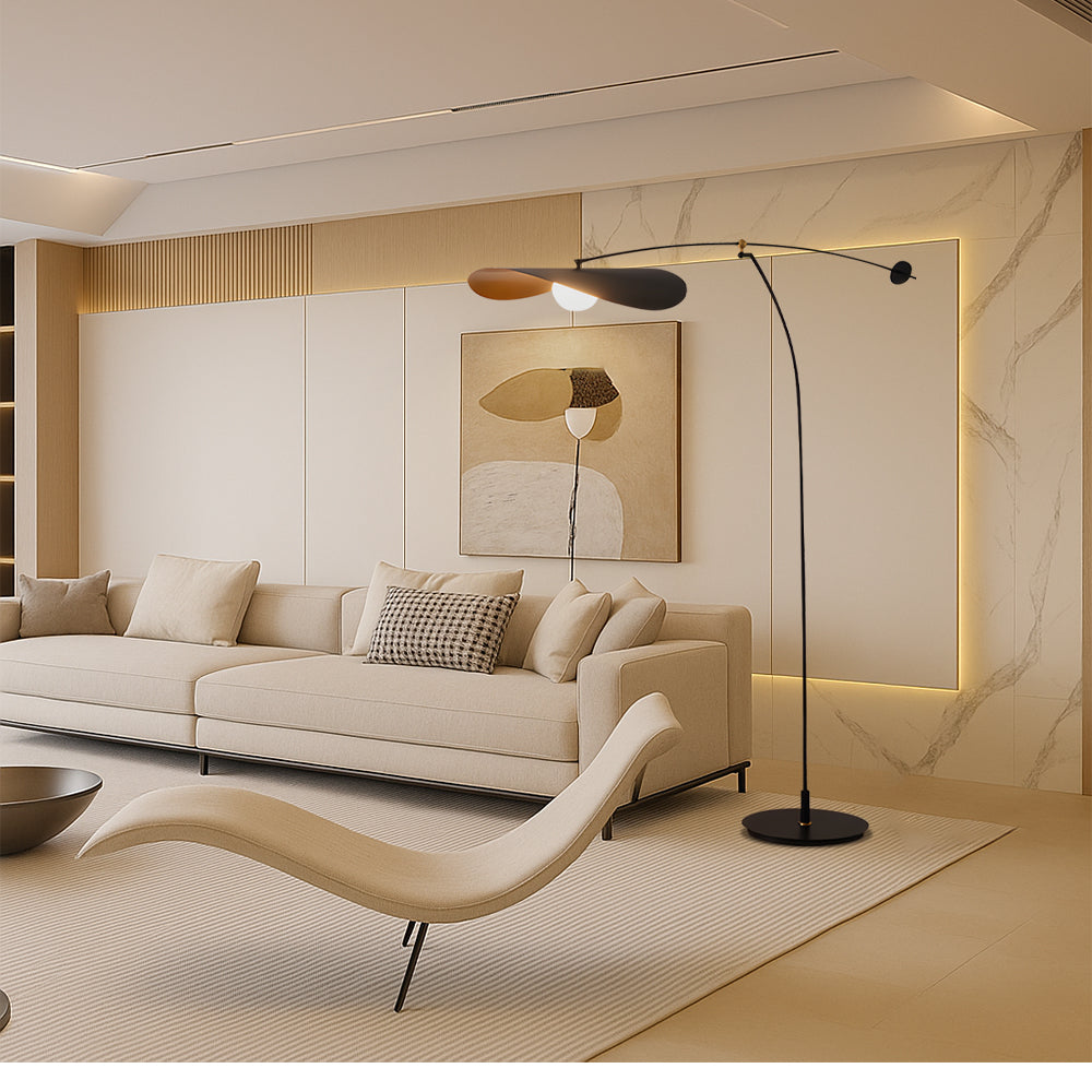Lampe sur Pied Japandi Moderne | Esthétique Sereine en Bambou