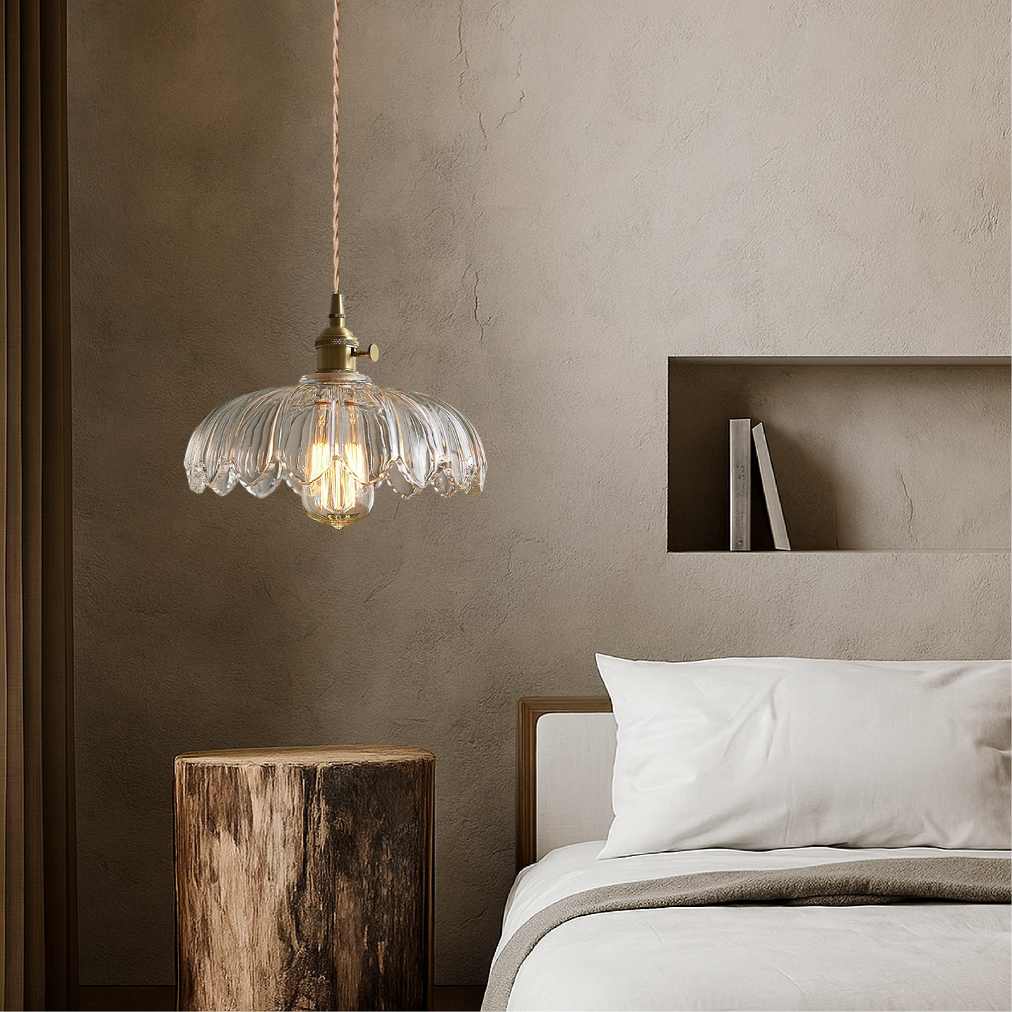 Lampe Suspendue en Verre | Design Élégant et Atmosphère Chaleureuse