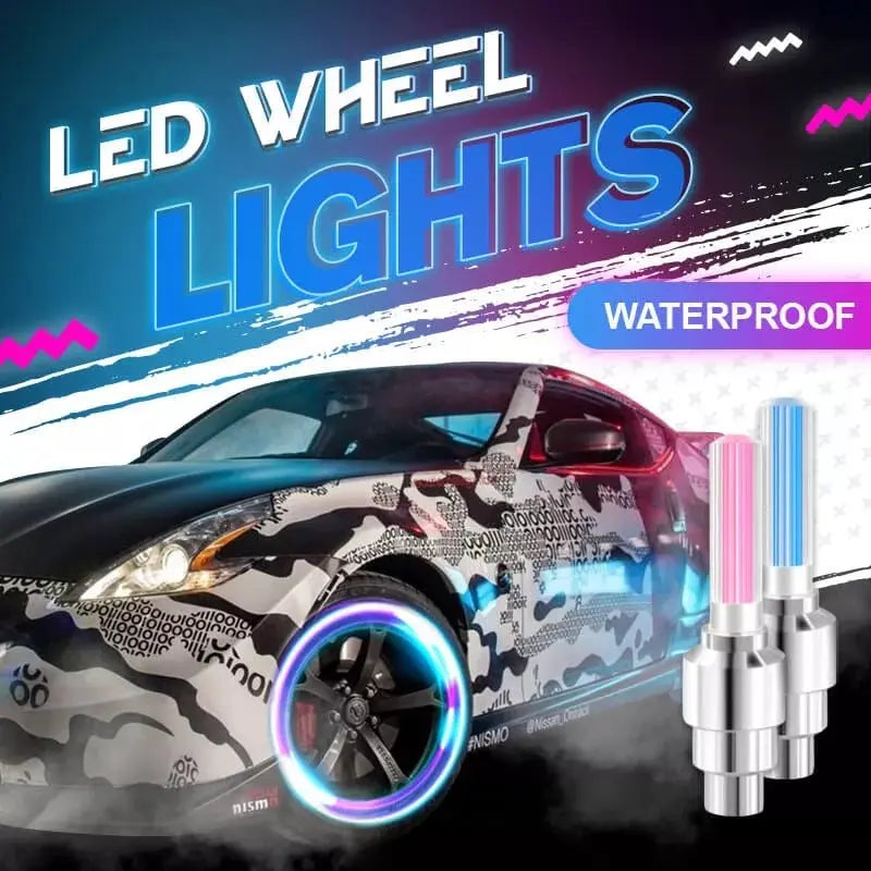 Lampes LED de Valve de Vélo | Détection de Mouvement et Visibilité Nocturne
