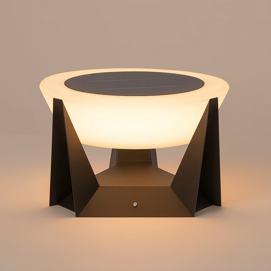 Lampe Solaire de Patio | Design Contemporain et Écologique