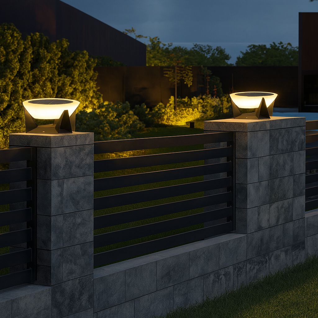 Lampe Solaire de Patio | Design Contemporain et Écologique