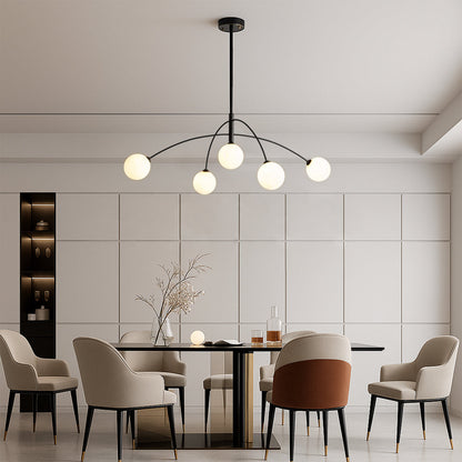 Lustre Nordique Luxe pour Salle à Manger | Design Élégant et Ambiance Chaleureuse