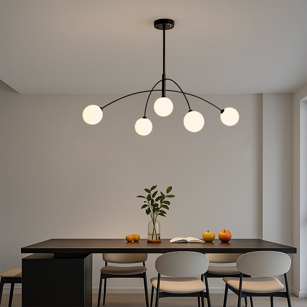 Lustre Nordique Luxe pour Salle à Manger | Design Élégant et Ambiance Chaleureuse