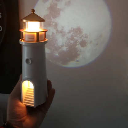 Lampe de Nuit en Forme de Lune | Projection 3D et Ambiance Apaisante