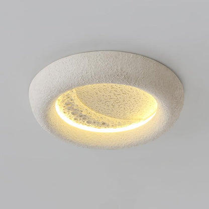 Plafonnier Atmosphérique en Résine | Éclairage Dimmable Inspiré par la Lune