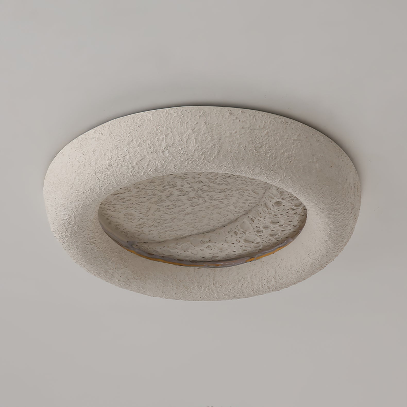 Plafonnier Atmosphérique en Résine | Éclairage Dimmable Inspiré par la Lune