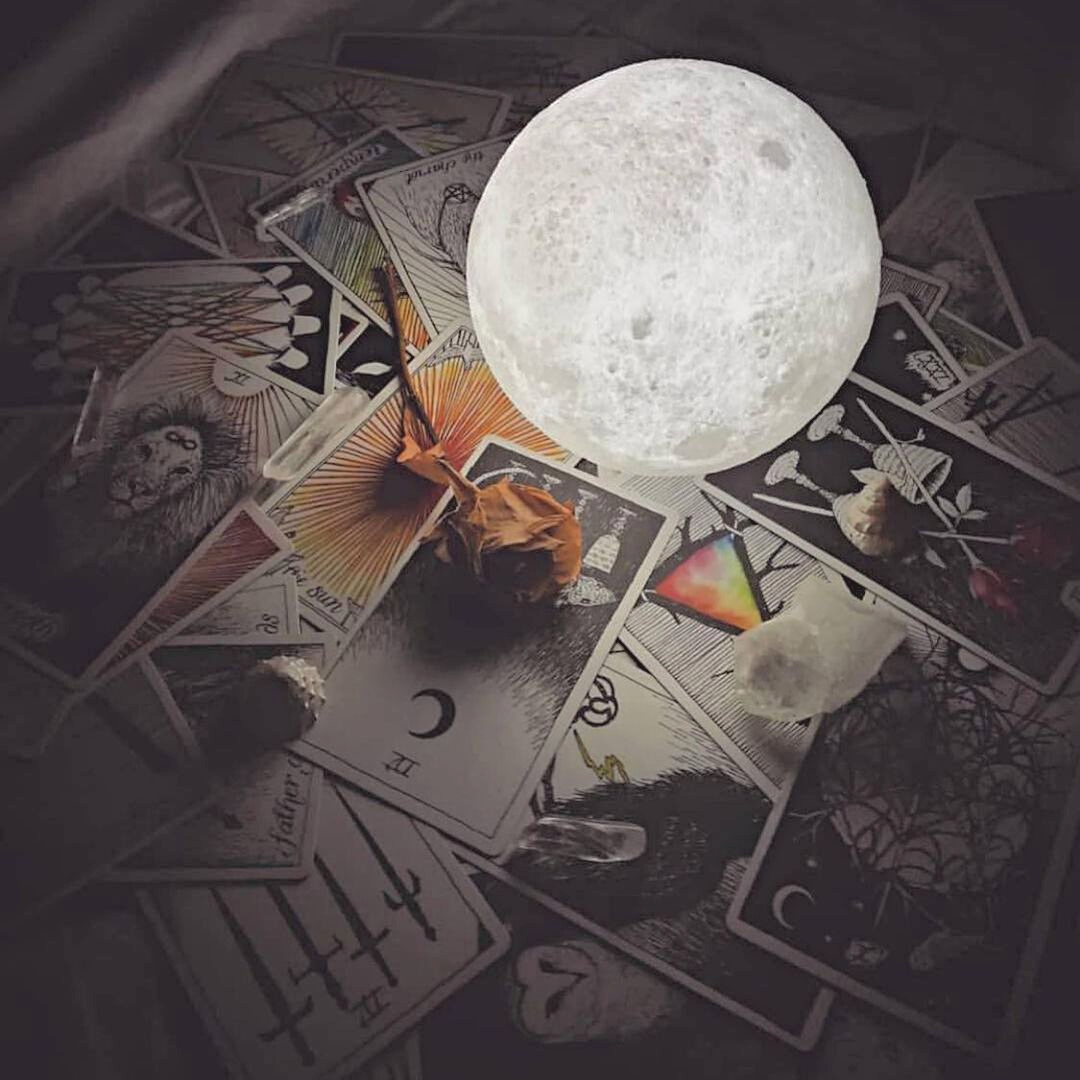 Lampe Lunaire à Contrôle Tactile | Éclairage Ambiant et Serein à Domicile