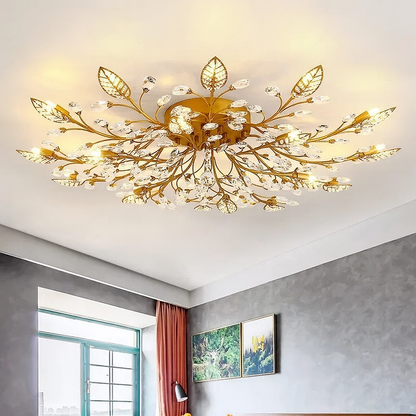 Lampe de Plafond en Cristal Luxe | Élégance et Glamour pour Votre Intérieur