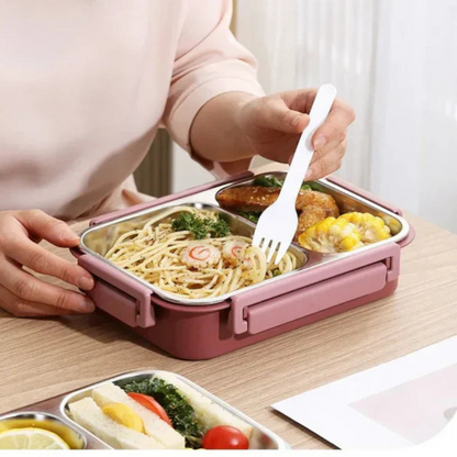 Boîte à Lunch Isolée en Acier Inoxydable | Garde les Aliments Chauds jusqu'à 12 Heures