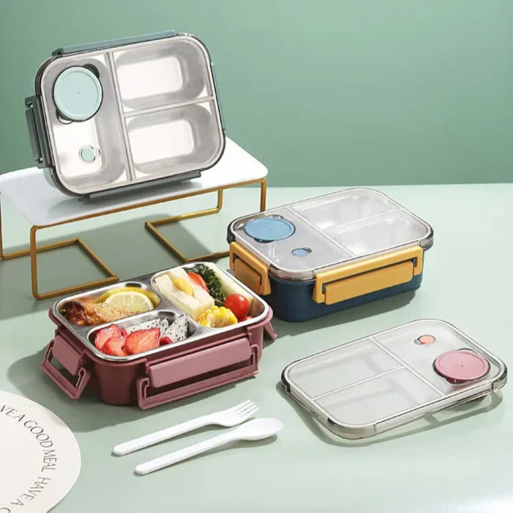 Boîte à Lunch Isolée en Acier Inoxydable | Garde les Aliments Chauds jusqu'à 12 Heures