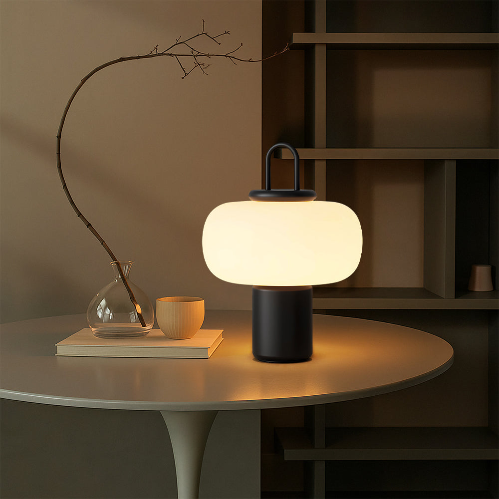 Lampe de Table Scandinave | Design Élégant en Verre et Métal