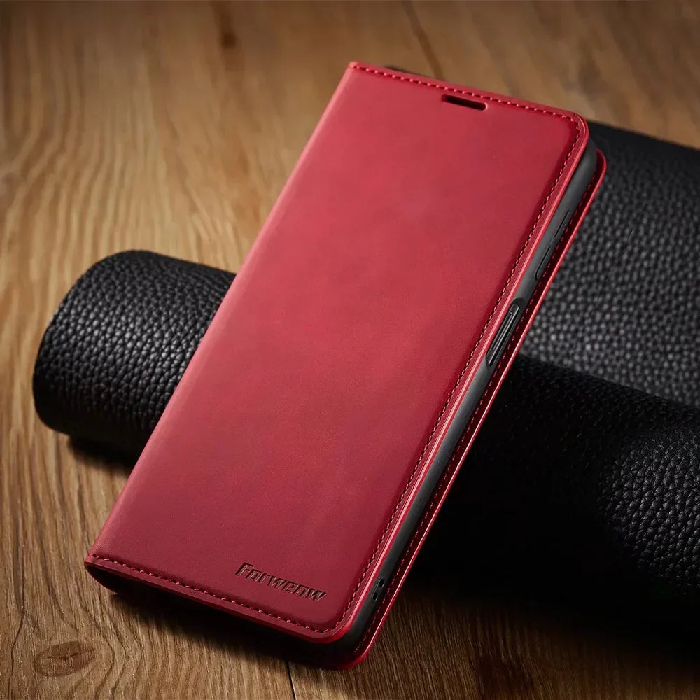 Étui en Cuir Magnétique pour Smartphone | Protection Élégante et Durable