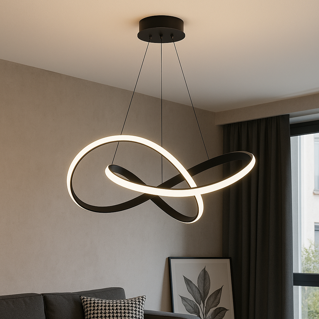 Lampe Suspendue LED Moderne | Design Élégant et Réglable pour Salle à Manger