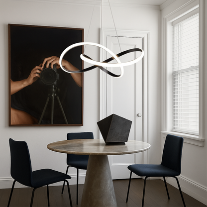 Lampe Suspendue LED Moderne | Design Élégant et Réglable pour Salle à Manger