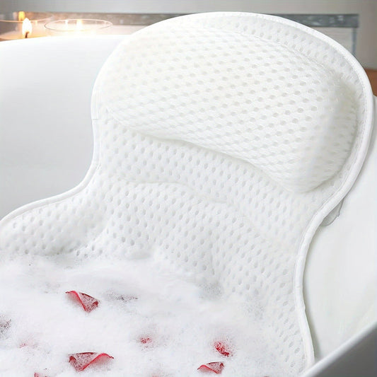 Coussin de Bain Ergonomique | Soutien Relaxant pour Cou et Dos