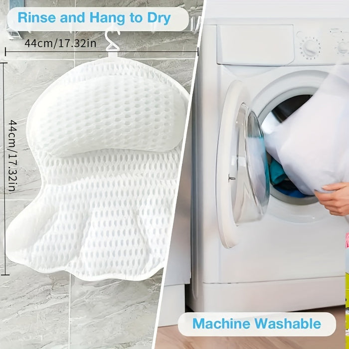 Coussin de Bain Ergonomique | Soutien Relaxant pour Cou et Dos