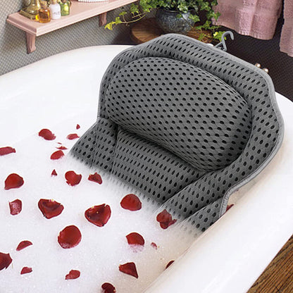 Coussin de Bain Ergonomique | Soutien Relaxant pour Cou et Dos