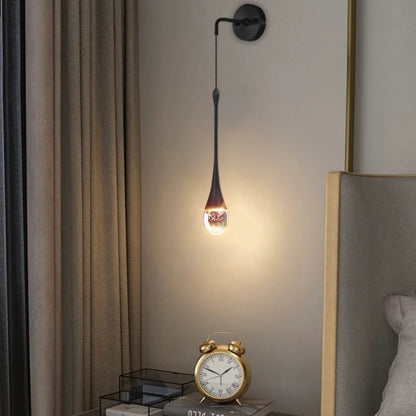 Applique Murale LED Élégante | Lumière Blanche Chaude et Accents Dorés