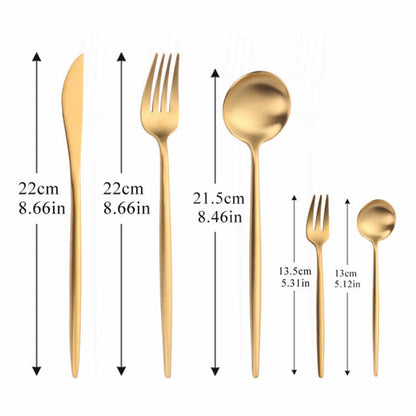 Couverts Modernes en Acier Inoxydable | Design Élégant et Durable pour Dîner