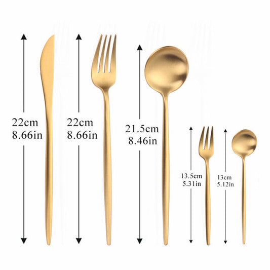 Couverts Modernes en Acier Inoxydable | Design Élégant et Durable pour Dîner
