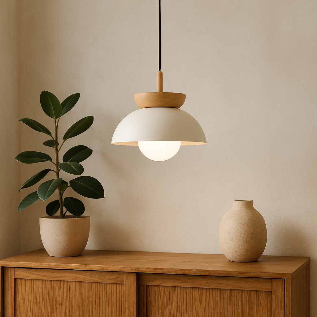 Suspension Suédoise Contemporaine | Éclairage Chaud et Élégant