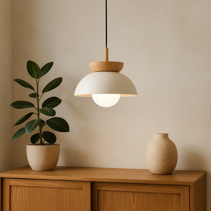 Suspension Suédoise Contemporaine | Éclairage Chaud et Élégant
