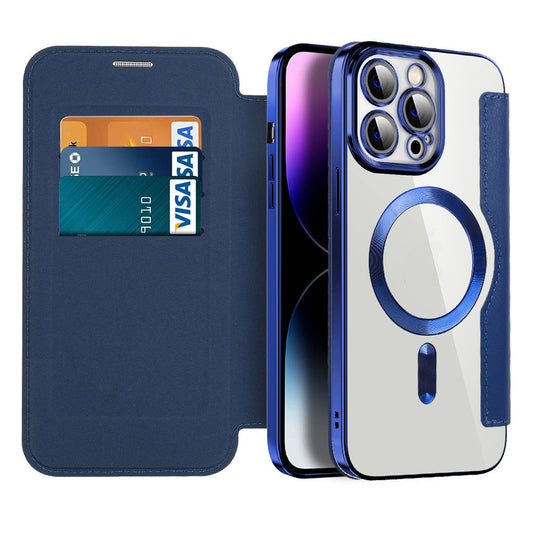 Coque en Cuir Magnétique pour iPhone | Protection Élégante et Fonctionnalité Ultime