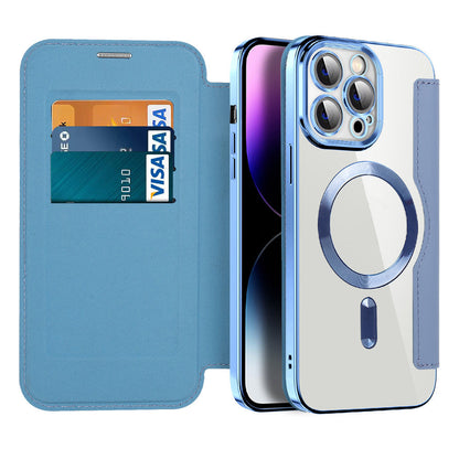 Coque en Cuir Magnétique pour iPhone | Protection Élégante et Fonctionnalité Ultime