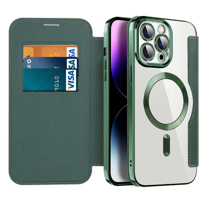 Coque en Cuir Magnétique pour iPhone | Protection Élégante et Fonctionnalité Ultime