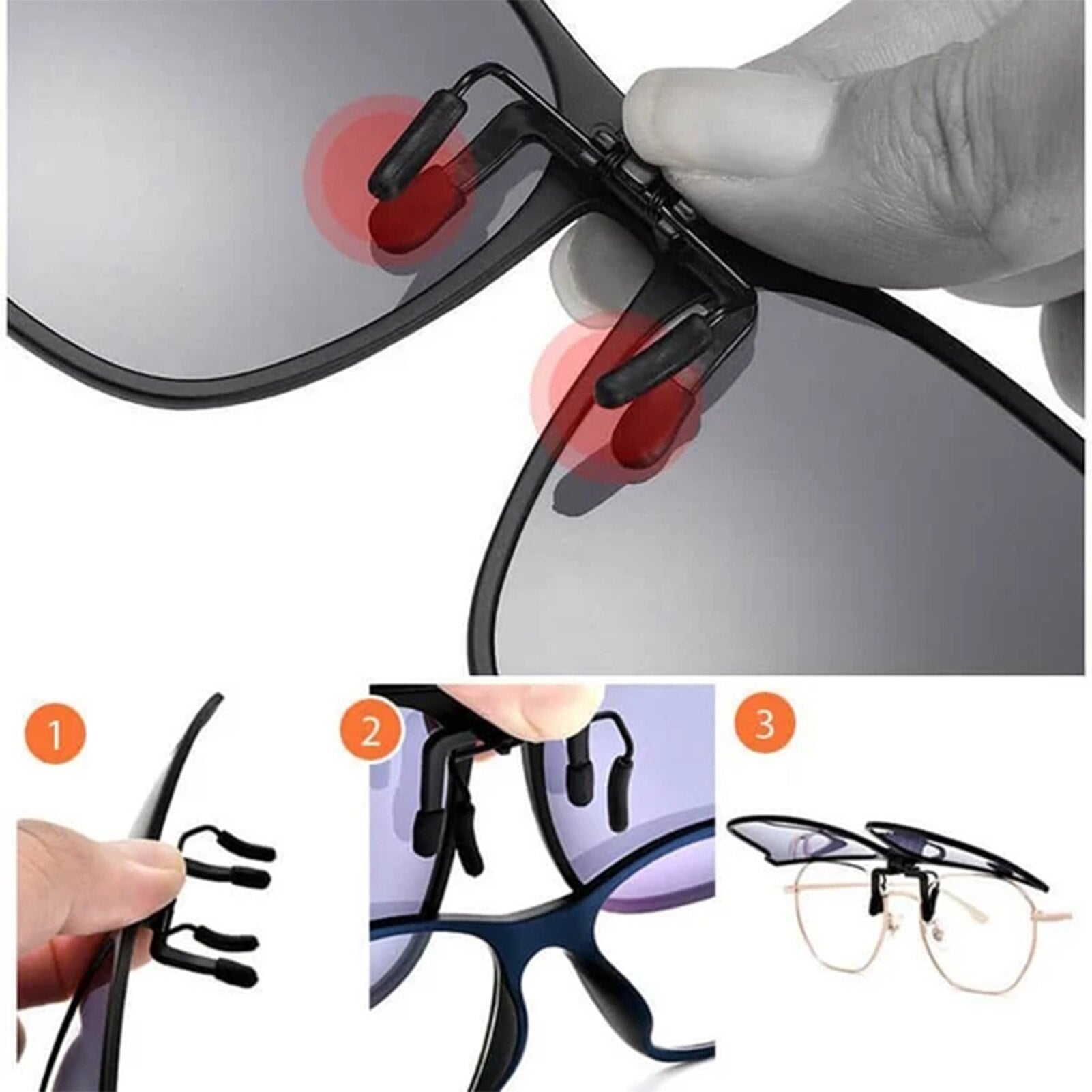 Lunettes de Soleil Polarisées à Clipser | Protection UV et Confort Léger