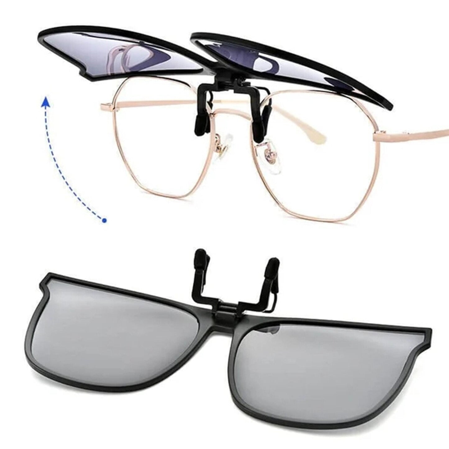 Lunettes de Soleil Polarisées à Clipser | Protection UV et Confort Léger