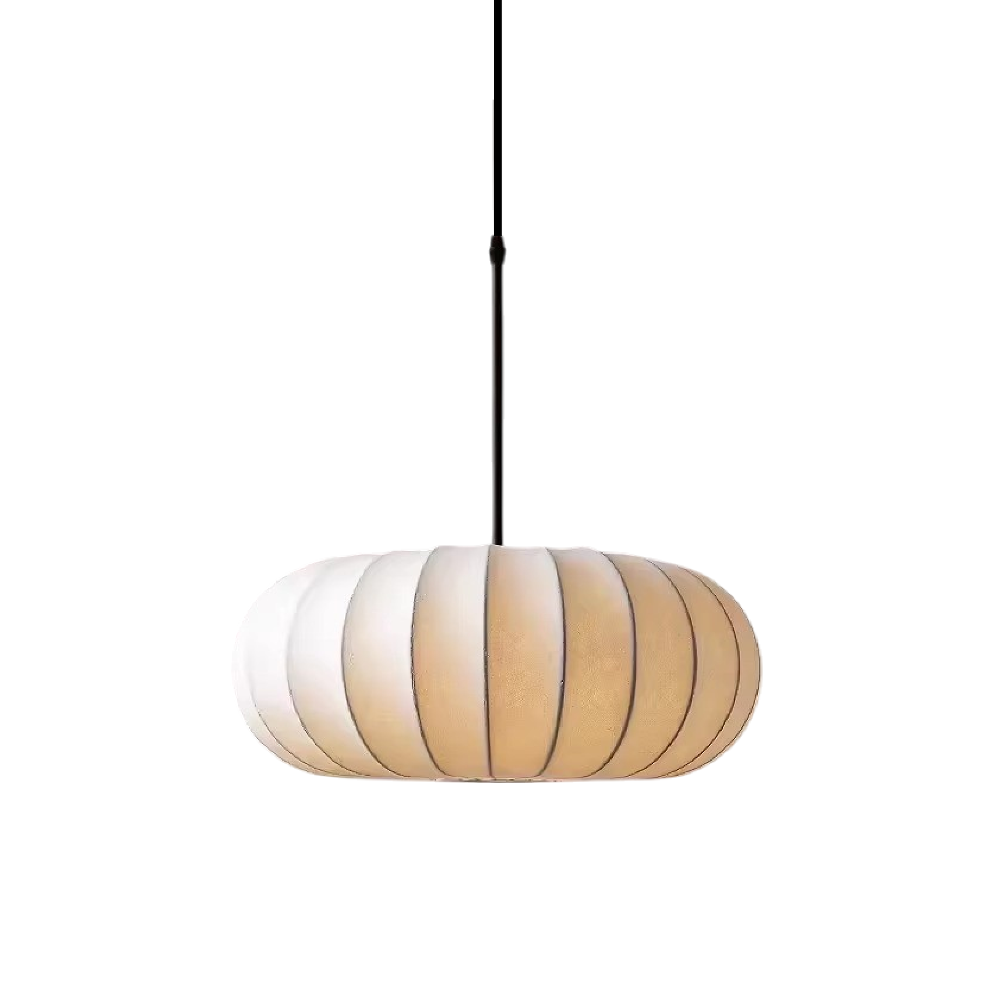 Suspension en Soie Minimaliste | Éclairage Chic et Accueillant pour Votre Espace