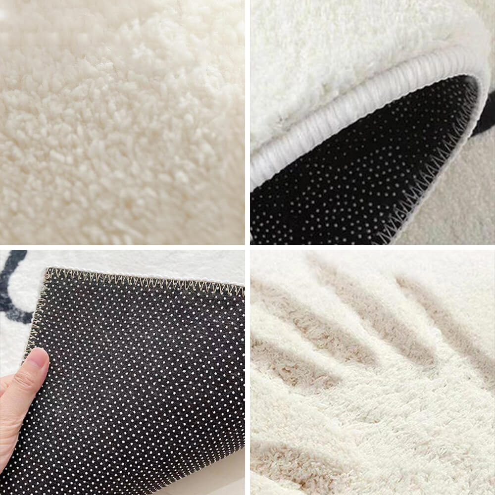 Tapis de Chevet en Faux Cachemire | Confort et Style pour Votre Chambre