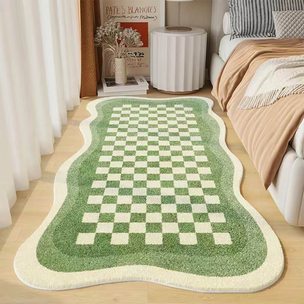 Tapis de Chevet en Faux Cachemire | Confort et Style pour Votre Chambre