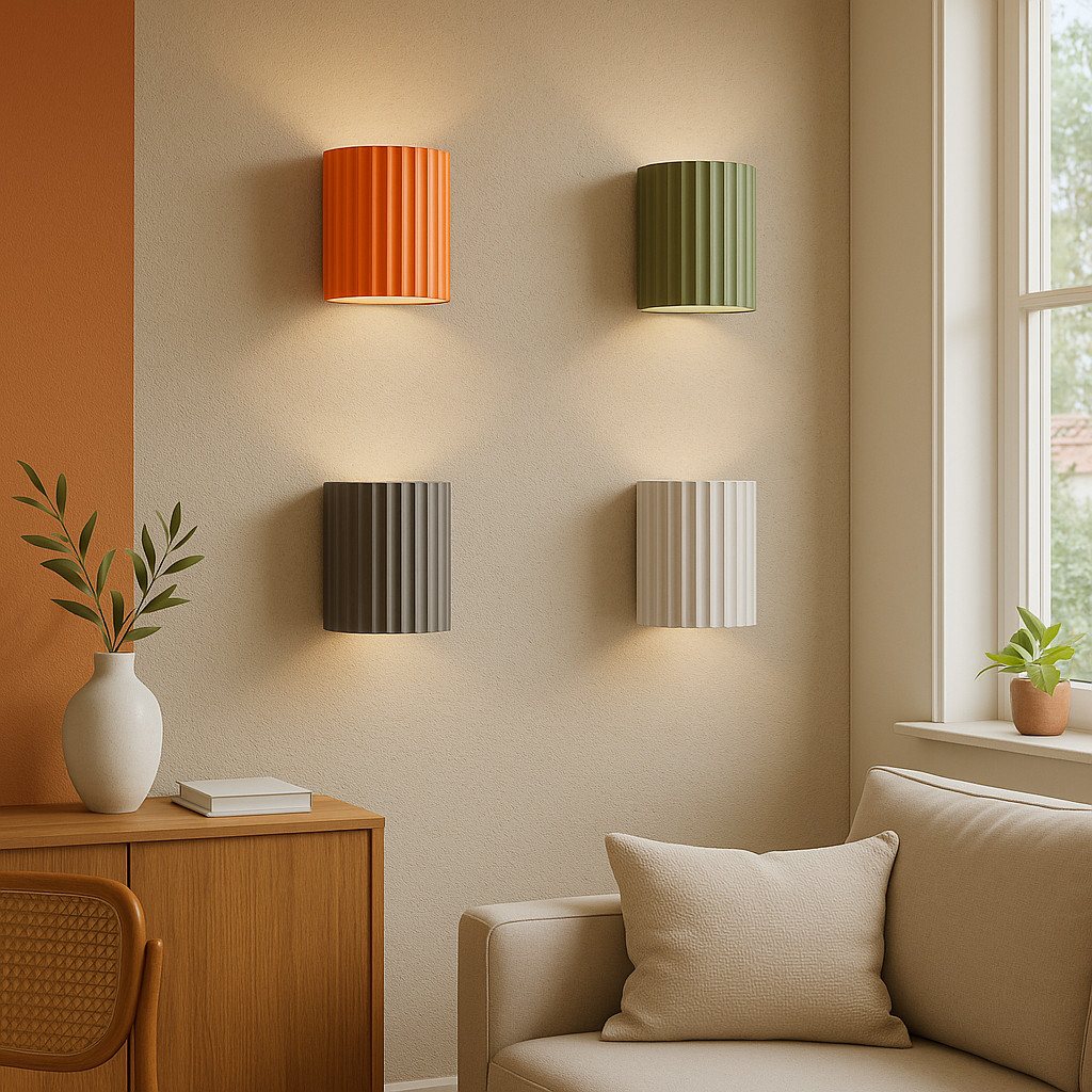 Applique Murale Moderne Macaron | Élégance Contemporaine et Chaleur Atmosphérique